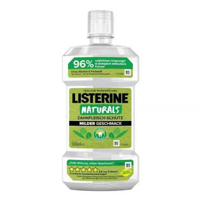 Listerine Naturals Rince-bouche pour la protection des gencives, 500 ml