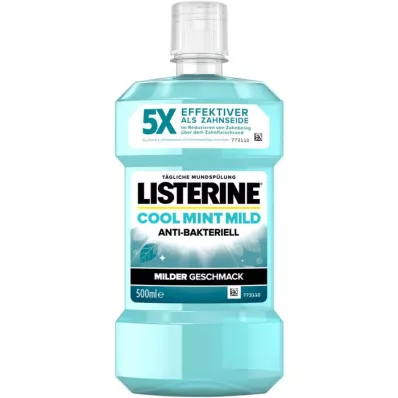 LISTERINE Bain de bouche Cool Mint goût doux, 500 ml