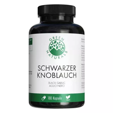 Green Naturals Ail noir 750 mg KPS végétalien, 180 pc Green Naturals Ail noir 750 mg KPS végétalien, 180 pc